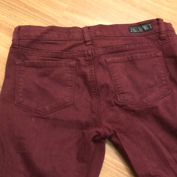 Maroon jeggings - Picture 3 of 3